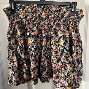 Wild Fable Multicolor Floral Skirt